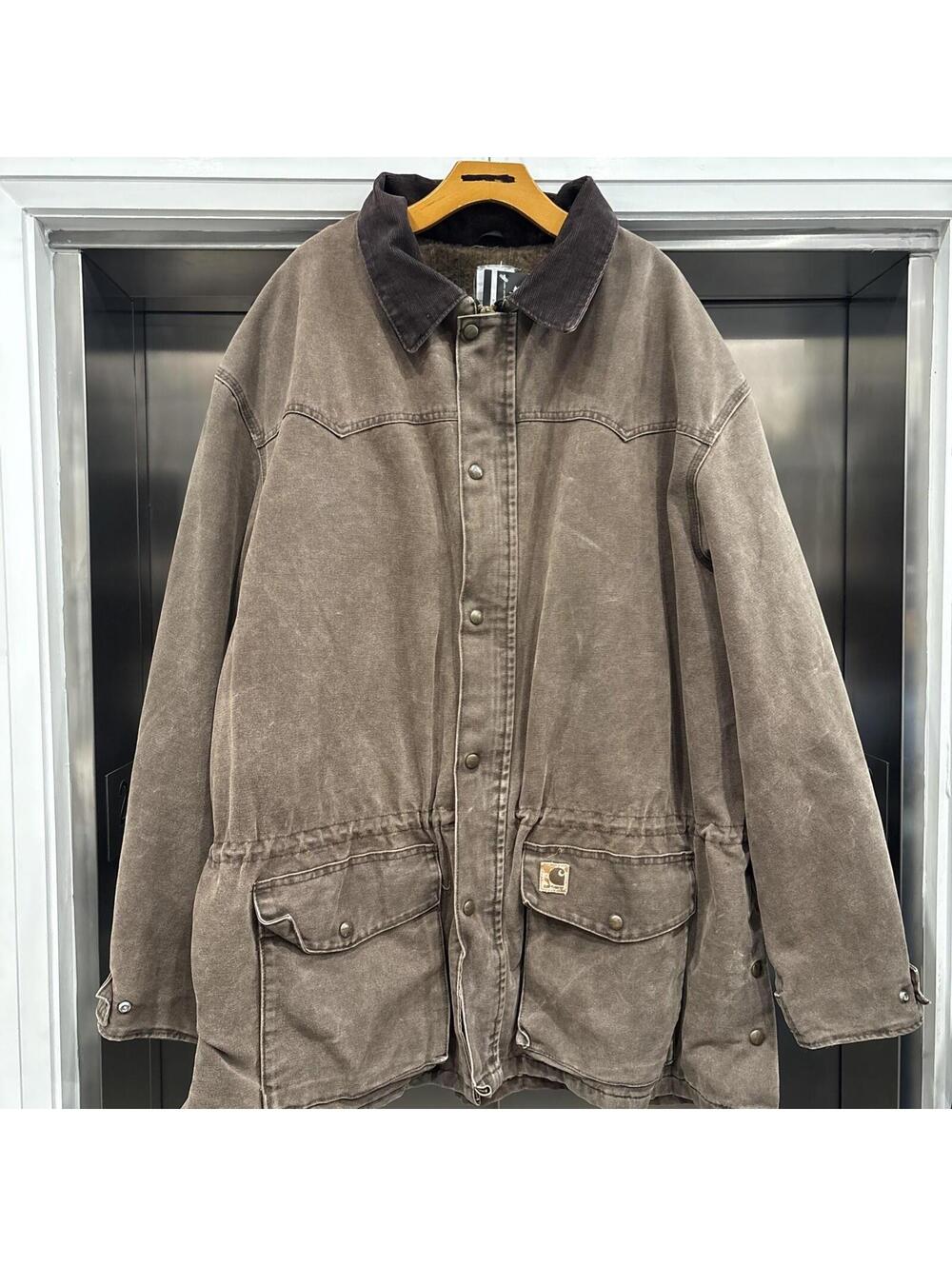 Vintage Carhartt Brown Workwear Made In Mexico Jacket